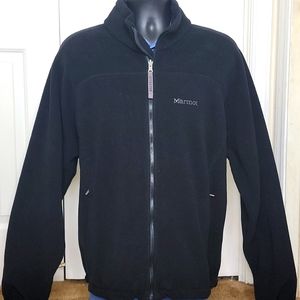 Marmot Polartec Fleece Black Jacket Size XL